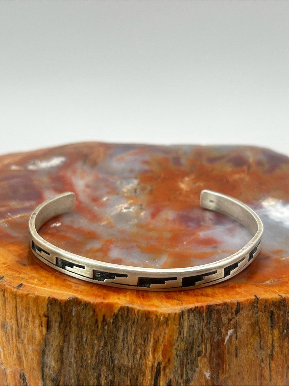 Handcrafted Sterling Silver Bangle Bracelet